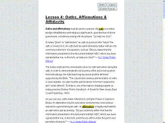 Preview of Lesson 4: Oaths, Affirmations & Affidavits