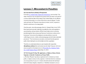 Preview of Lesson 7: Misconduct & Penalties