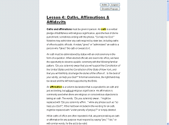 Preview of Lesson 4: Oaths, Affirmations & Affidavits