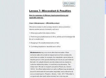 Preview of Lesson 7: Misconduct